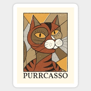 Purrcasso Sticker